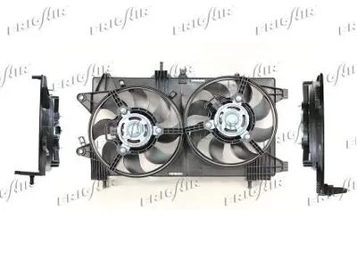 Produktbild von FRIGAIR 0504.2030 Lüfter Motorkühlung Kühlerlüfter für FIAT Idea (350) Wasserkühler Ø280mm