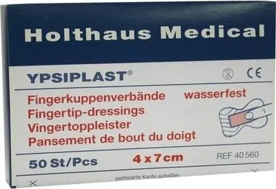 Produktbild von FINGERKUPPENVERBAND YPSIPLAST wasserf.4x7 cm haut