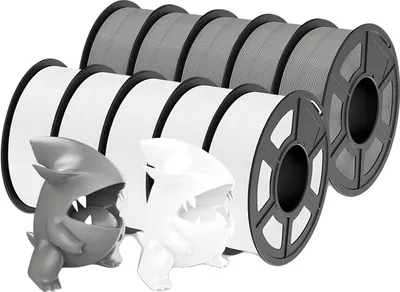 Obrázek produktu pro 3D filament PLA, průměr 1,75 mm, sada 10 ks, kompatibilní s FDM tiskárnami, PLAMT 5WT 5GY