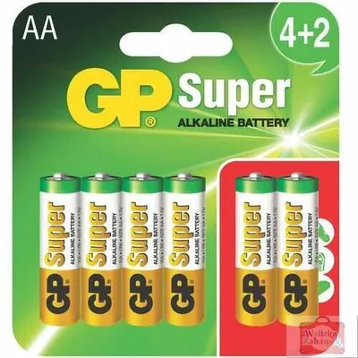 Produktbild von Superalkalali AA LR6 1,5V 6 Stück - GP15A-U6