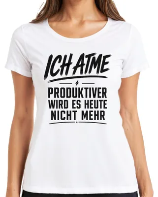 Obrázok produktu pre "Dnes už sa s tým nebudem zaoberať," sarkastické dámske tričko, biela farba, veľkosť 3XL