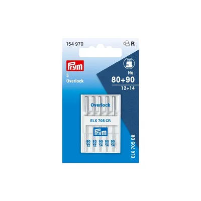 Produktbild von Prym Nähmaschinennadeln Overlock 80-90 sortiert  