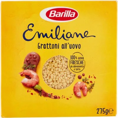 Produktbild von Eiernudeln Emiliane Grattoni uovo 275g - Barilla