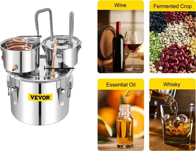 Obrázek produktu pro Destilátor, nerezová ocel, uživatelsky přívětivý design, 12 litrů
