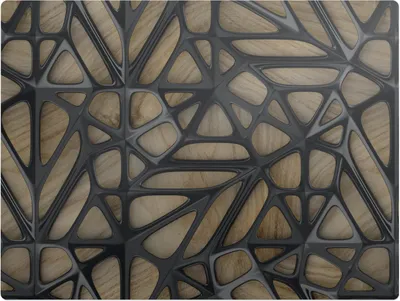Produktbild von Durchbrochene Struktur – Bodenschutzmatte – Stuhlunterlage 120x90 cm – Rutschfest – Hartbodenmatte