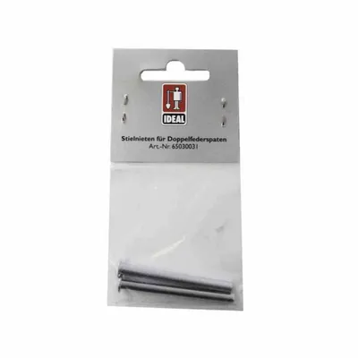 Produktbild von IDEAL 650-30031 SB-Stielnieten für Spaten, verzinkt, silber (2er Pack)