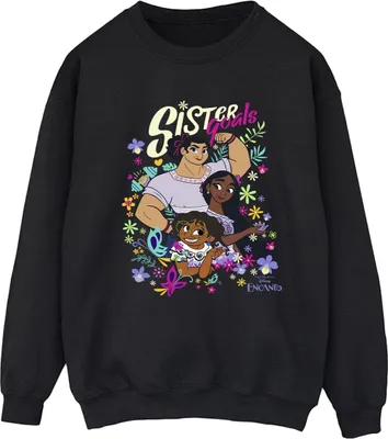 Produktbild von Disney - "Encanto Sister Goals" Sweatshirt für Damen BI16799 (M) (Schwarz)