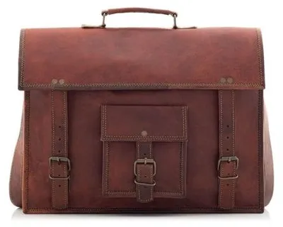 Zdjęcie produktu dla Skórzana torba męska vintage brązowa Outlander BH72