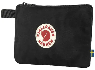 Produktbild von Fjällräven Kånken Gear Pocket, Uni, Reißverschluss, Schwarz, Einfarbig, Polyester/Baumwolle, 65% polyester, 35% Baumwolle