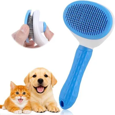 Obrázek produktu pro Samočisticí kartáč na zvířecí chlupy s ergonomickou rukojetí