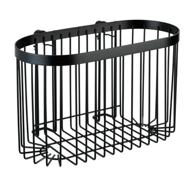 Produktbild von WENKO Wand Regal Ablage robust rostfrei Bad Küchen Classic Plus Schwarz Stahl