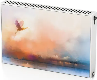 Produktbild von Vogelnatur – Magnetische Heizkörperabdeckung – 90x60 cm – Magnet Heizkörperabdeckung – 3D Würfel – Heizkörperverkleidung – Magnetische Wandverkleidung – Wetterfest