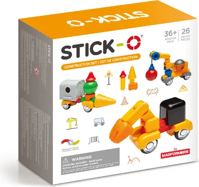 Obrázok produktu pre Stavebné autíčka Stick-O (stavebnica)