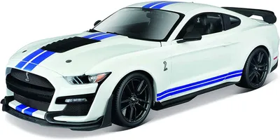 Obrázok produktu pre Maisto 31452 - Model auta - Mustang Shelby GT500 '20 so zadným spojlerom (biely, mierka 1:18)