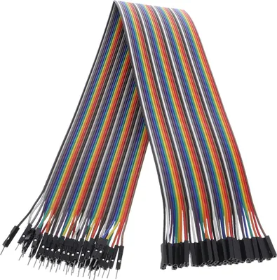 Produktbild von 40 Stück Breadboardkabel weiblich/männlich (50cm)