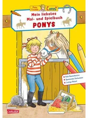 Produktbild von Conni Gelbe Reihe (Beschäftigungsbuch): Mein liebstes Mal- und Spielbuch: Ponys