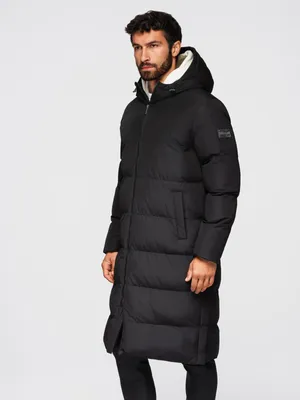 Obrázok produktu pre Ombre Clothing Pánska zimná bunda Swod čierna L