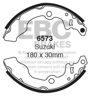 Immagine prodotto di EBC Kit ganasce freno Posteriore Suzuki