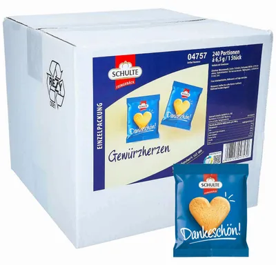 Produktbild von Schulte Gewürzherzen 'Dankeschön!' 240er