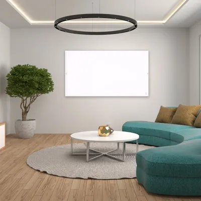 Produktbild von 720W ElectricSun bílý infračervený ohřívač s termostatem 120x62cm elektrický radiátor, pro montáž na stěnu a strop