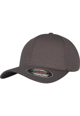 Produktbild von FLEXFIT 6584 | Flexfit 3D Hexagon Jersey Cap, Feines Wabenmuster - Farbe: Dark Grey - Größe: S/M