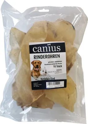 Produktbild von Canius Rinderohren getrocknet 10St