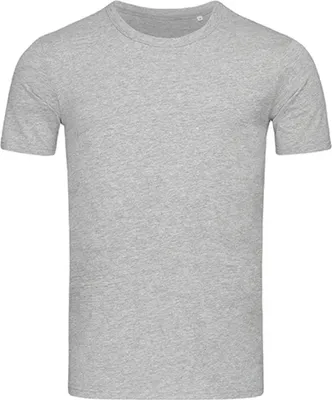 Produktbild von Stedman ST9020 | Crew Neck Herren T-Shirt Morgan - Farbe: Grey Heather - Größe: M