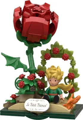 Immagine prodotto di Il Piccolo Principe - Set di costruzioni per la cavalcata stellare - Rosa 15 cm