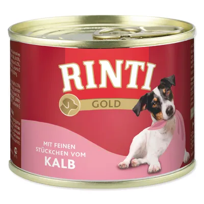 Zdjęcie produktu dla RINTI Gold, Dorosły, Każda rasa, Cielęcina, 185 g, Bez soi