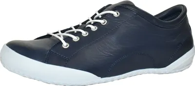 Produktbild von Andrea Conti Damen Sneaker Schnürer Halbschuh Leder dynamisches Design 0340559, Größe:39 EU, Farbe:Blau