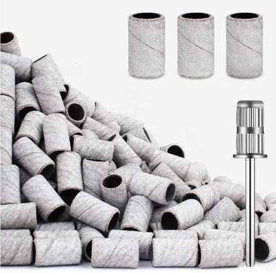 Productafbeelding van 120 Stuks Schuurbanden met Nagelboren - Fijne Korrel 240 voor Manicure