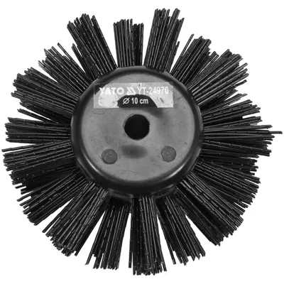 Produktbild von Bürstenaufsatz Für Rohrreinigungsstangen 100mm Zubehör Kanalreinigung YT-24981