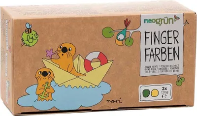 Image de Peinture au doigt - Nori Vert, Jaune