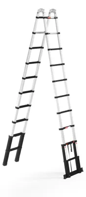 Produktbild von RMBO Klappbar Multifunktionsleiter 6,2 m lang, Soft-Closing, Max. Belastung 150 kg, EN 131.6, Mehrzweckleiter, Teleskopleiter