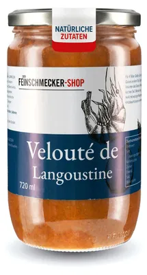 Imagen del producto de Der Feinschmecker Velouté de Langoustine I Französische Sauce I Mit Kaisergranathummer verfeinert I Hergestellt an der Mittelmeerküste aus besten Zutaten