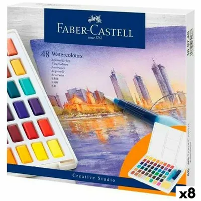 Immagine prodotto di Set di acquerelli Faber-Castell Creative Studio 8 pezzi