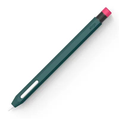 Produktbild von Elago Classic Pencil Case für Apple Pencil (2. Generation und Pro), Mitternachtsgrün