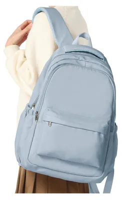 Produktbild von Schulrucksack Mädchen Jungen Rucksack Schule Teenager Wasserdicht Laptop 44x30x15cm Blau