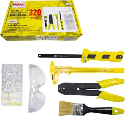 Obrázok produktu pre Sada nástrojov WMC pre klieštenie a upevňovanie, 320 kusov