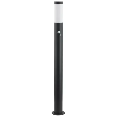 Produktbild von Lindby Wegelampe Statius, anthrazit/weiß, Sensor, 100cm