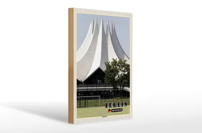 Produktbild von Holzschild Städte Berlin Deutschland Tempodrom 20x30cm