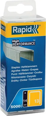 Produktbild von 5000Stück Rapid Tackerklammern Typ 13 Klammern 14mm Klammern Tacker Heftklammern