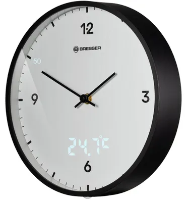 Produktbild von Bresser Mytime Ledsec Wanduhr Weiß Weiß One Size