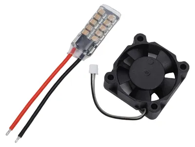 Obrázek produktu pro Bezkartáčový regulátor otáček pro závodní RC modely – elektrický regulátor otáček s vysokorychlostním chladicím ventilátorem