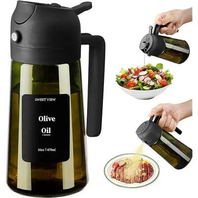 Produktbild von Olivenölspender und Ölsprüher 470 ml