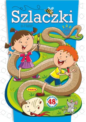 Immagine prodotto di Kolorowanka edukacyjna Szlaczki z naklejkami