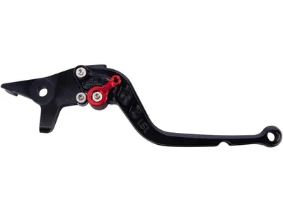 Produktbild von Bremshebel LSL R43R mit ABE lang für Yamaha XV R 942 / 950 ccm Bj. 2014 - 2016, Farbe Hebel:schwarz, Farbe Versteller:rot