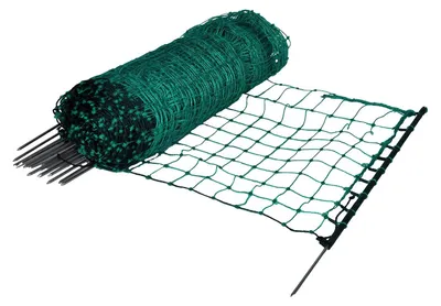 Produktbild von Gallagher Kaninchen-/Hobbynetz (65 cm / Single Pin / Grün) - 50 Meter