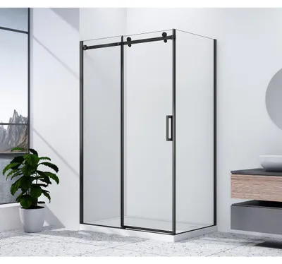Immagine prodotto di DRAGON BLACK Cabina doccia rettangolare 1500x900mm variante L/R