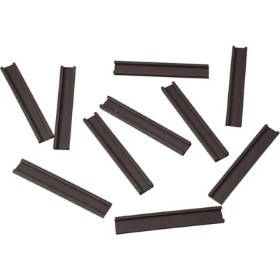 Produktbild von Einsteckschiene magnetisch 60x9,5mm VE=10 Stück braun